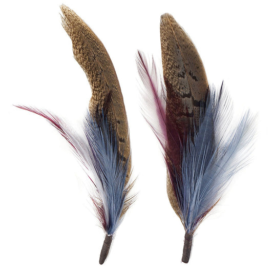 Pheasant-Hackle Feather Hat Trims
