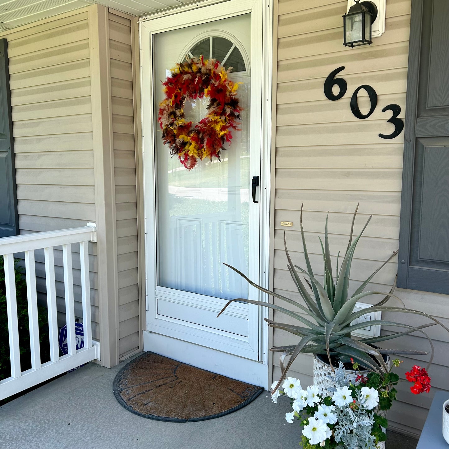 Feather Wreath-Fall Mix