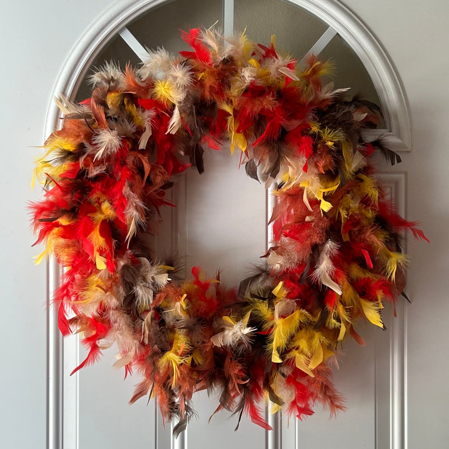 Feather Wreath-Fall Mix