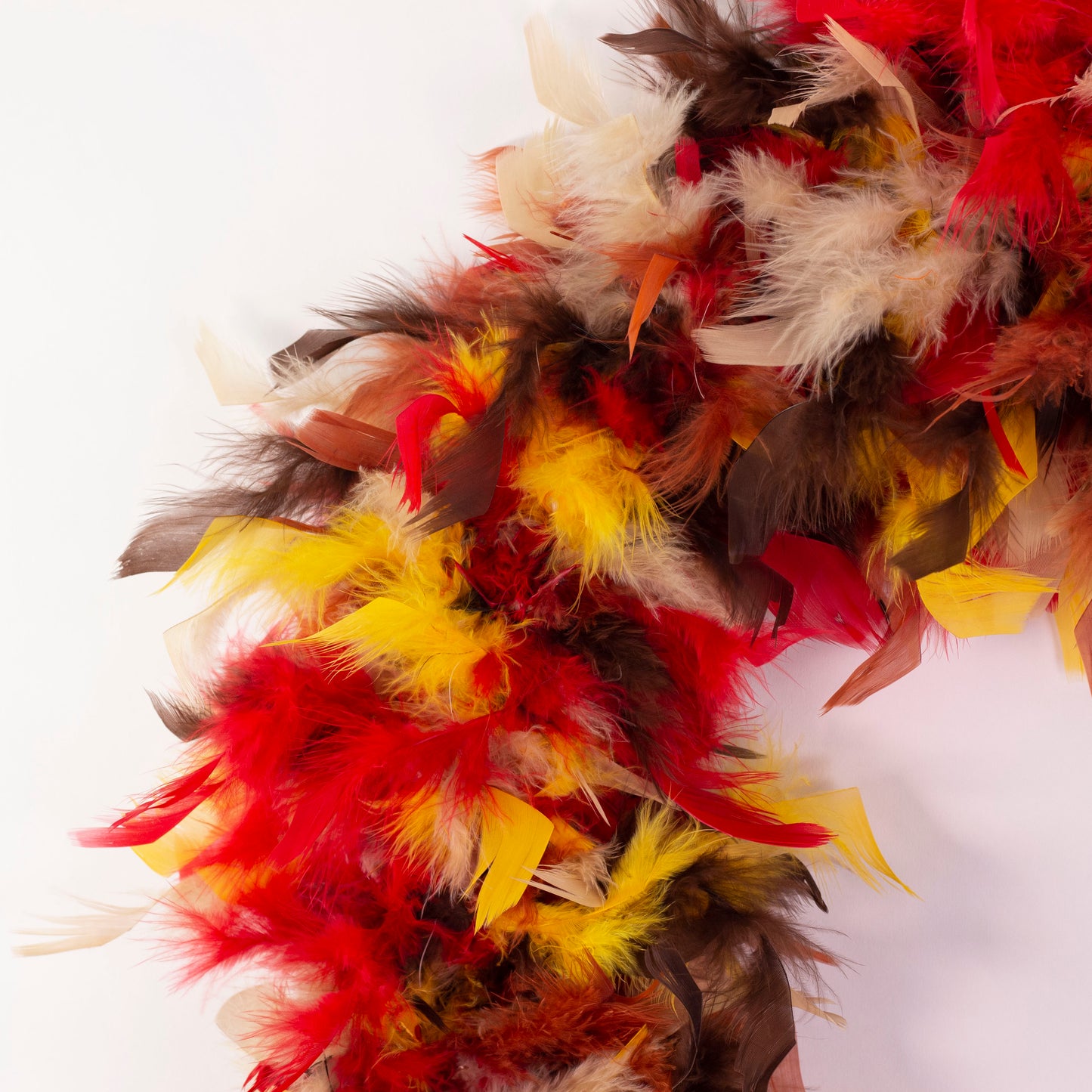 Feather Wreath-Fall Mix