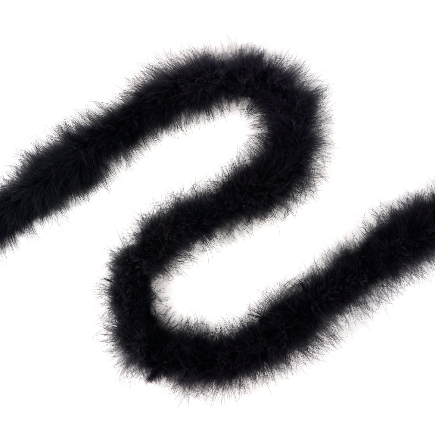 Full Marabou Feather Boa - Black