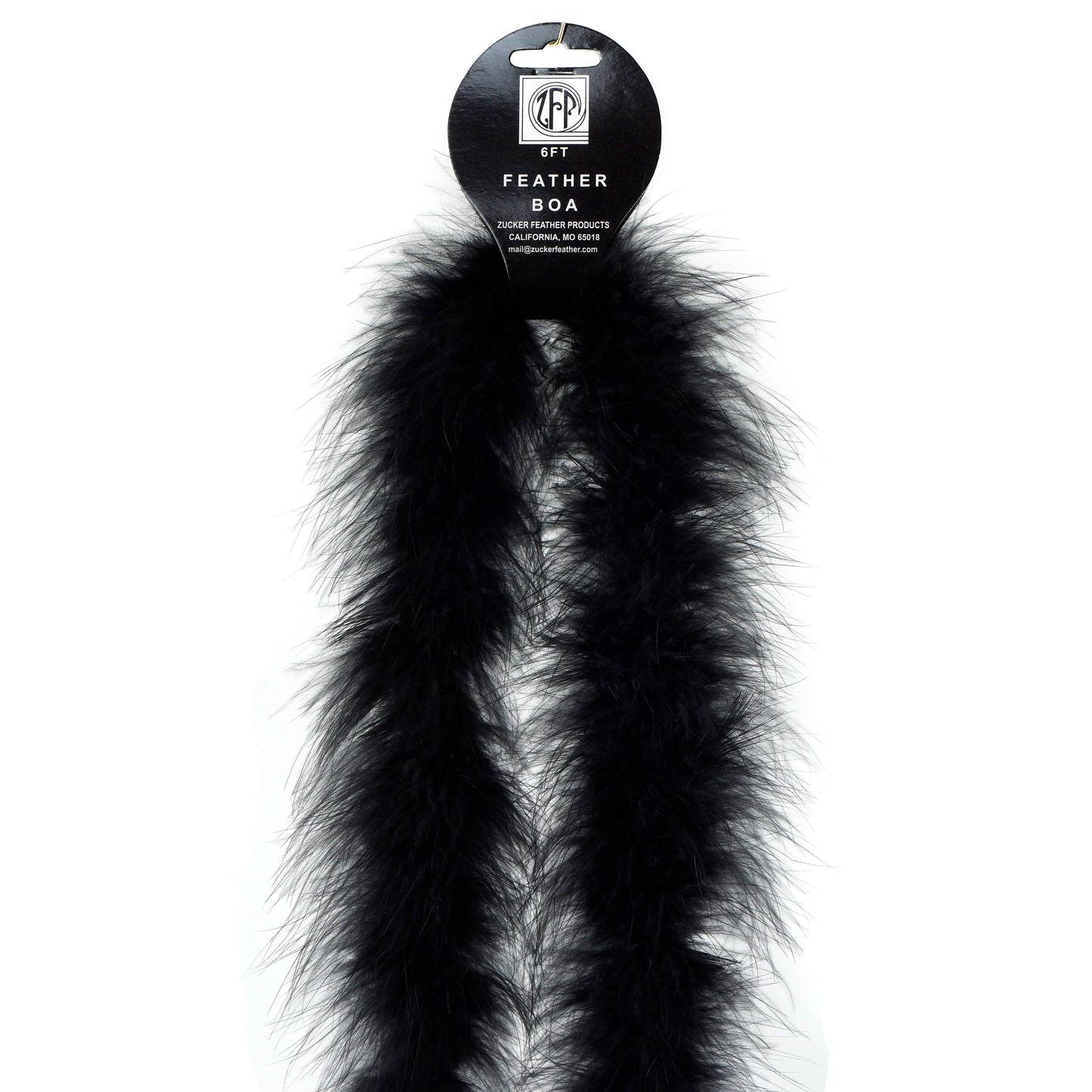 Full Marabou Feather Boa - Black