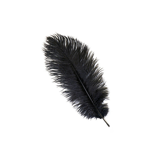 Ostrich Feathers 13-16" Drabs - Black