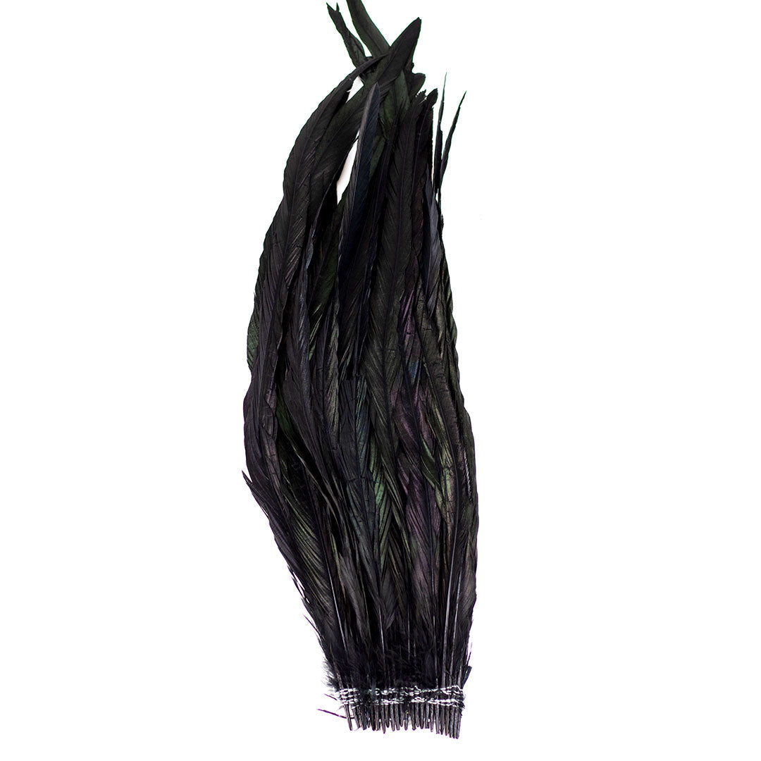 Loose Rooster Coque Tails 15-18" - 25 pcs - Black