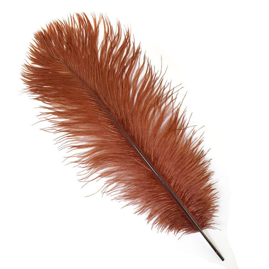 Ostrich Feathers 13-16" Drabs - Copper