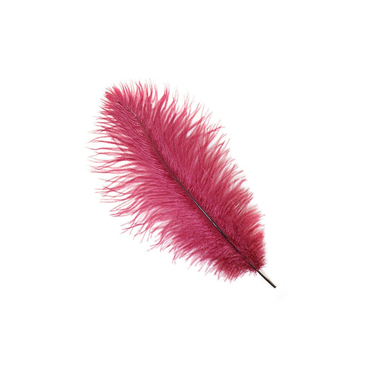 Ostrich Feathers 13-16" Drabs - Burgundy