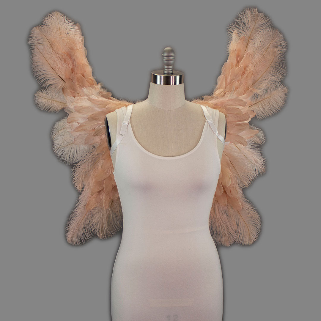 Large Angel Wings 64"X25" - Champagne