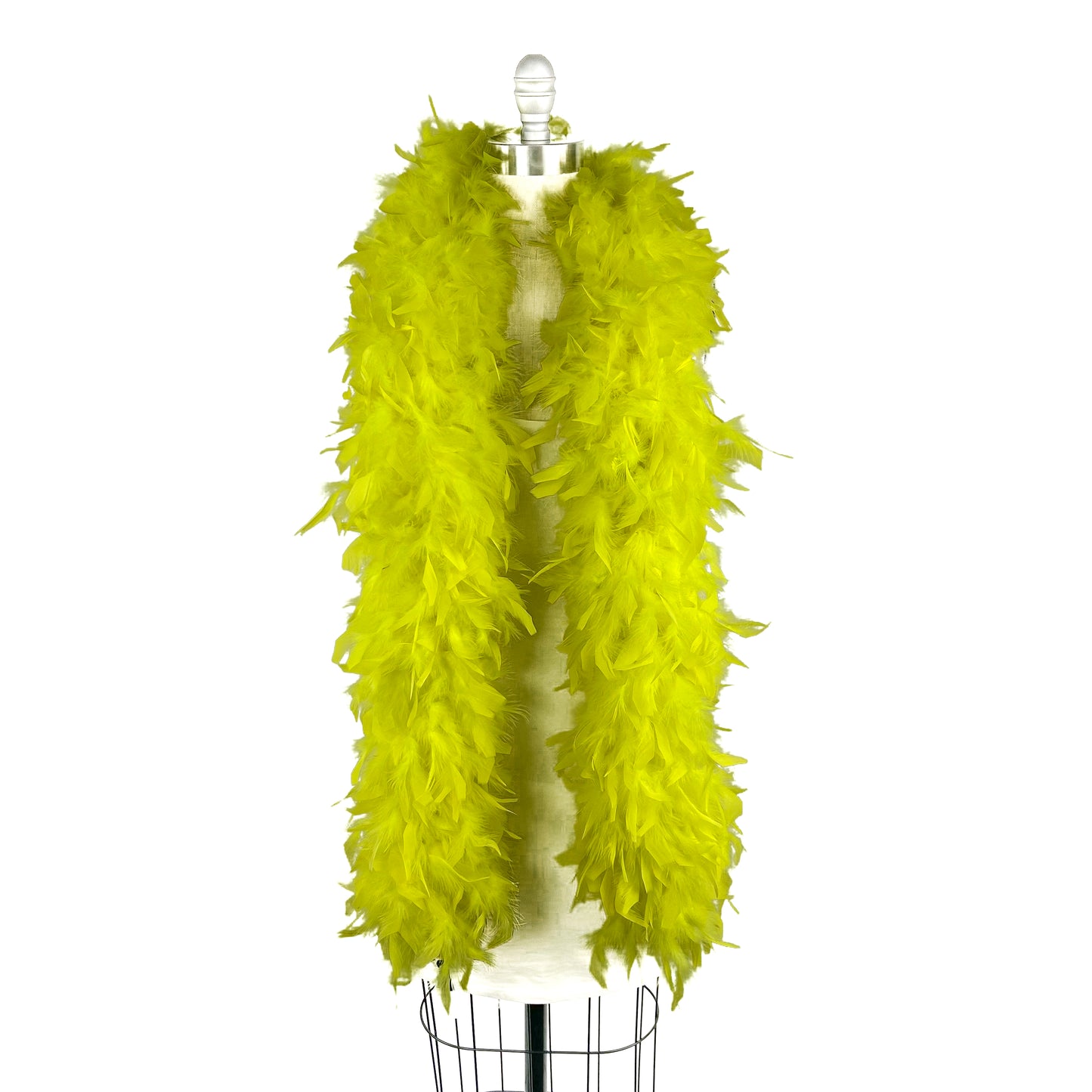 Chandelle Feather Boa - Heavyweight  - Fluorescent Yellow