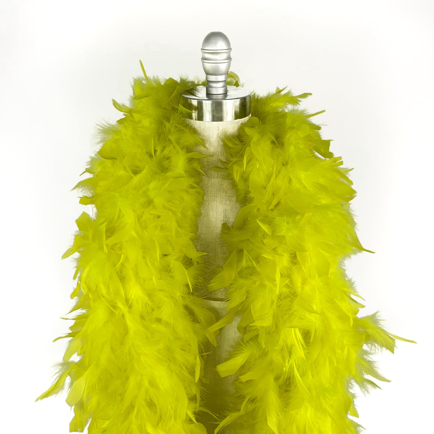 Chandelle Feather Boa - Heavyweight  - Fluorescent Yellow