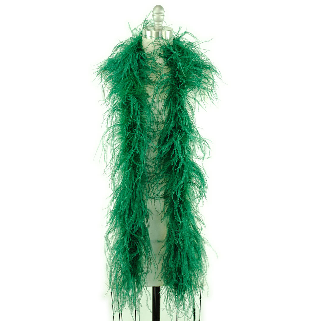 Forest Green 2 Ply Ostrich Feather Boa