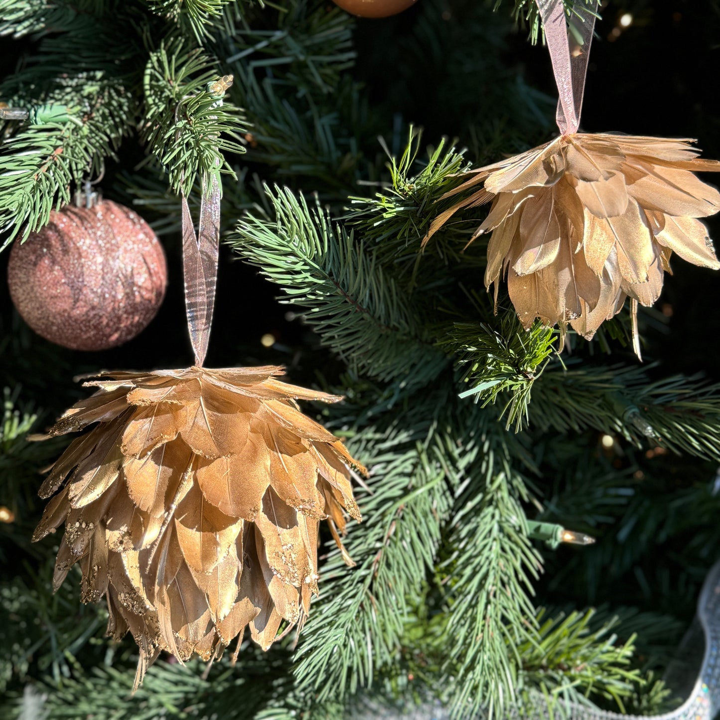 Gold Christmas Ornament Balls