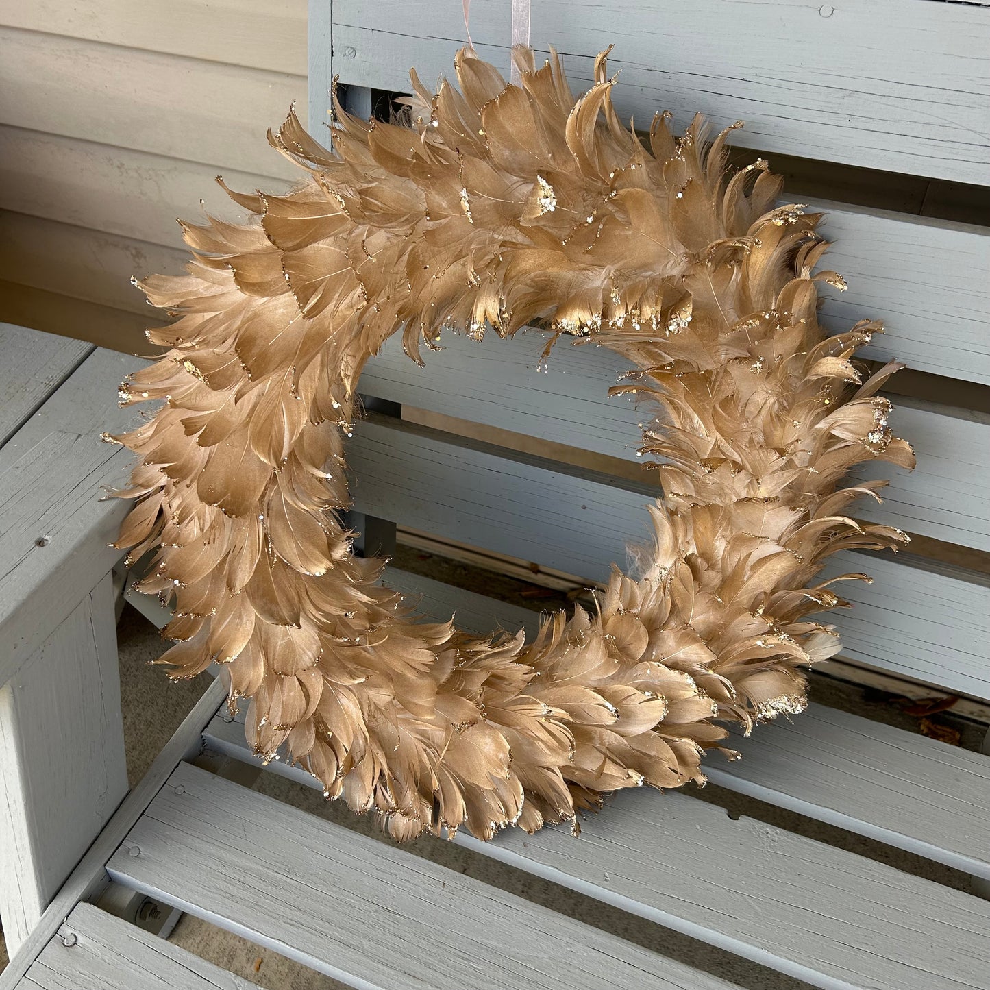 Gold Christmas Wreath