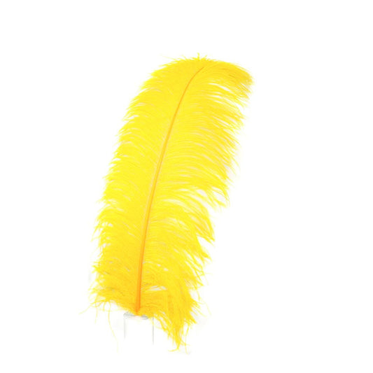 Large Ostrich Feathers - 20-25" Prime Femina Plumes - Gold