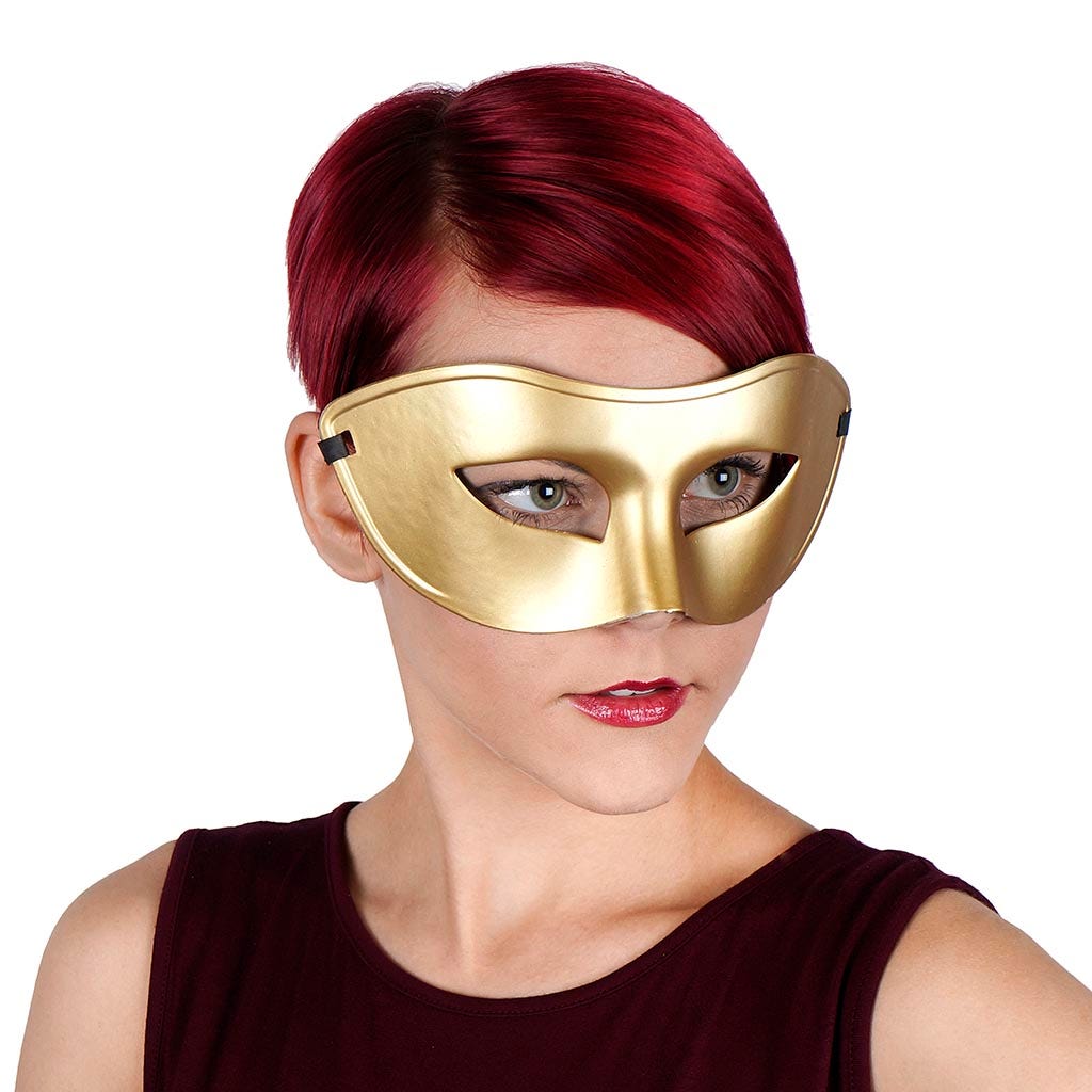 Mask Form-Half Face Venetian - Gold