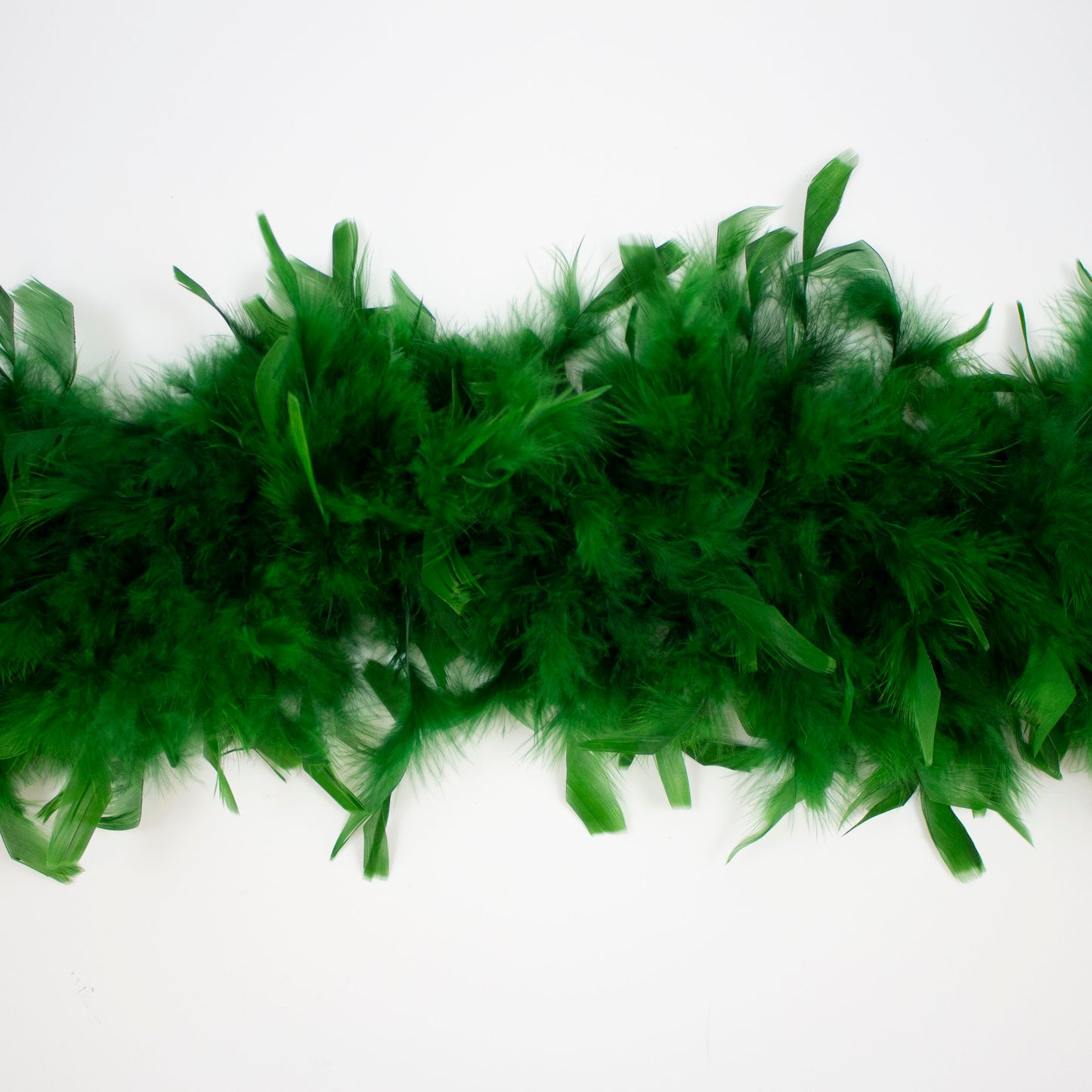 Chandelle Feather Boa - Medium Weight - Forest Green