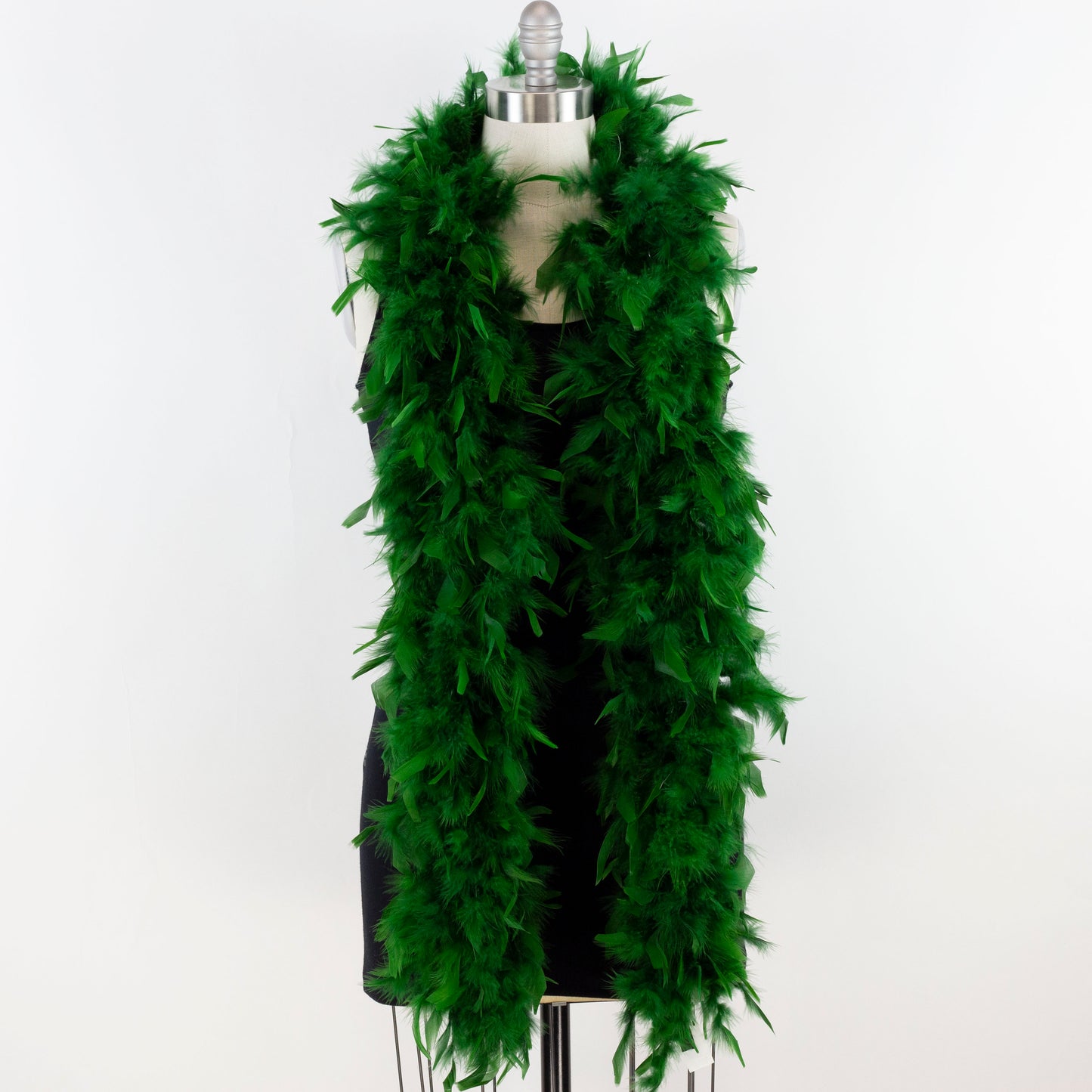 Chandelle Feather Boa - Medium Weight - Forest Green