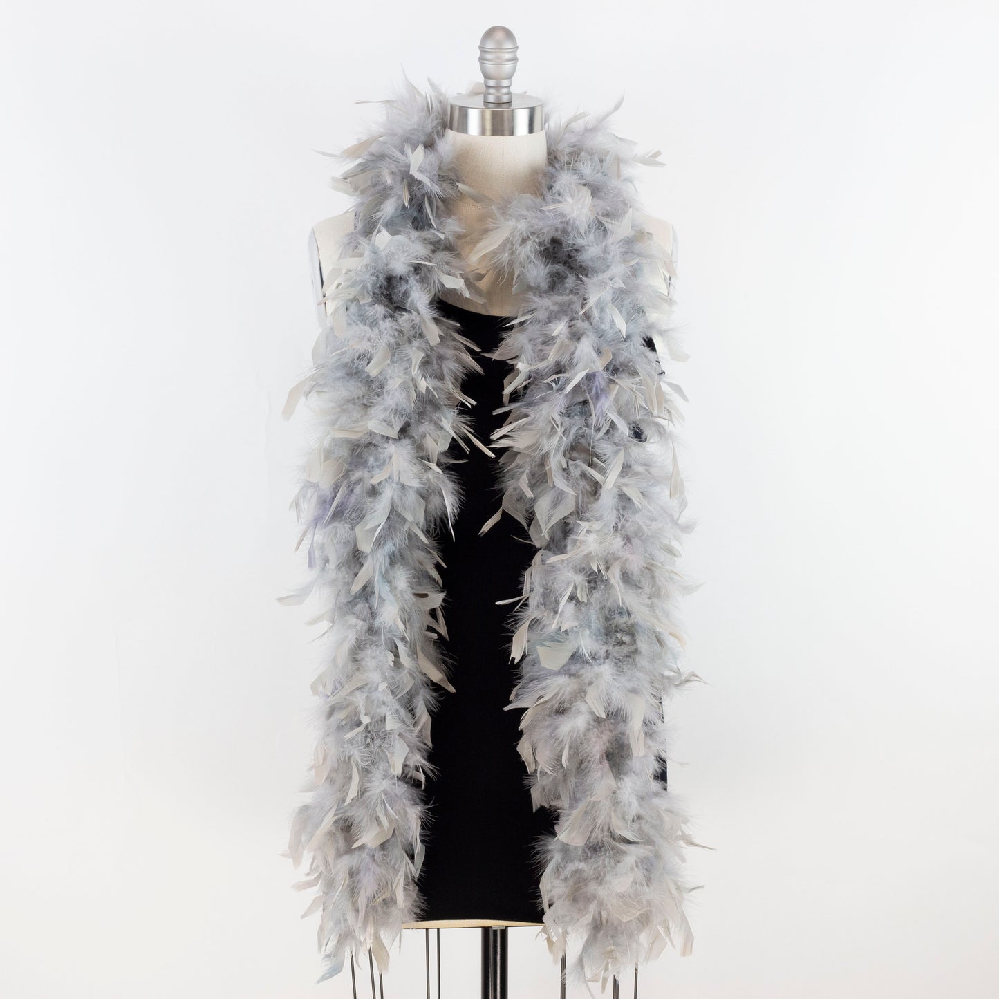 Chandelle Feather Boa - Medium Weight - Dark Grey