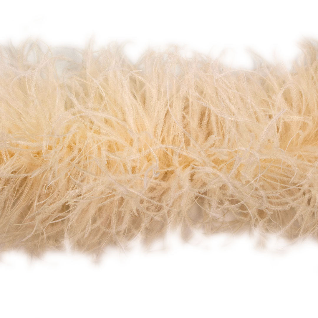 Ivory 6 Ply Ostrich Feather Boa