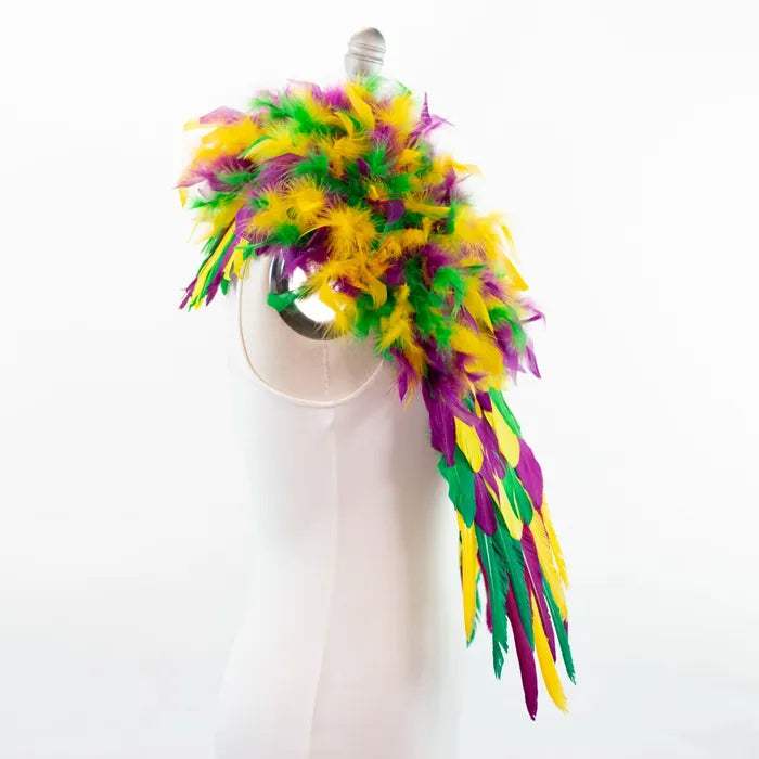 Zucker Feather Shrug - Mardi Gras