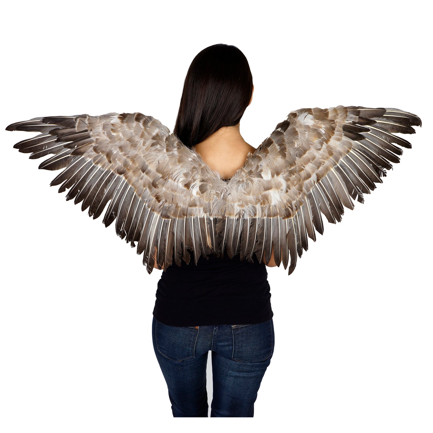 Adult Mockingbird Large Wings Costume - Angel Fairy Cosplay Halloween Feather Wing