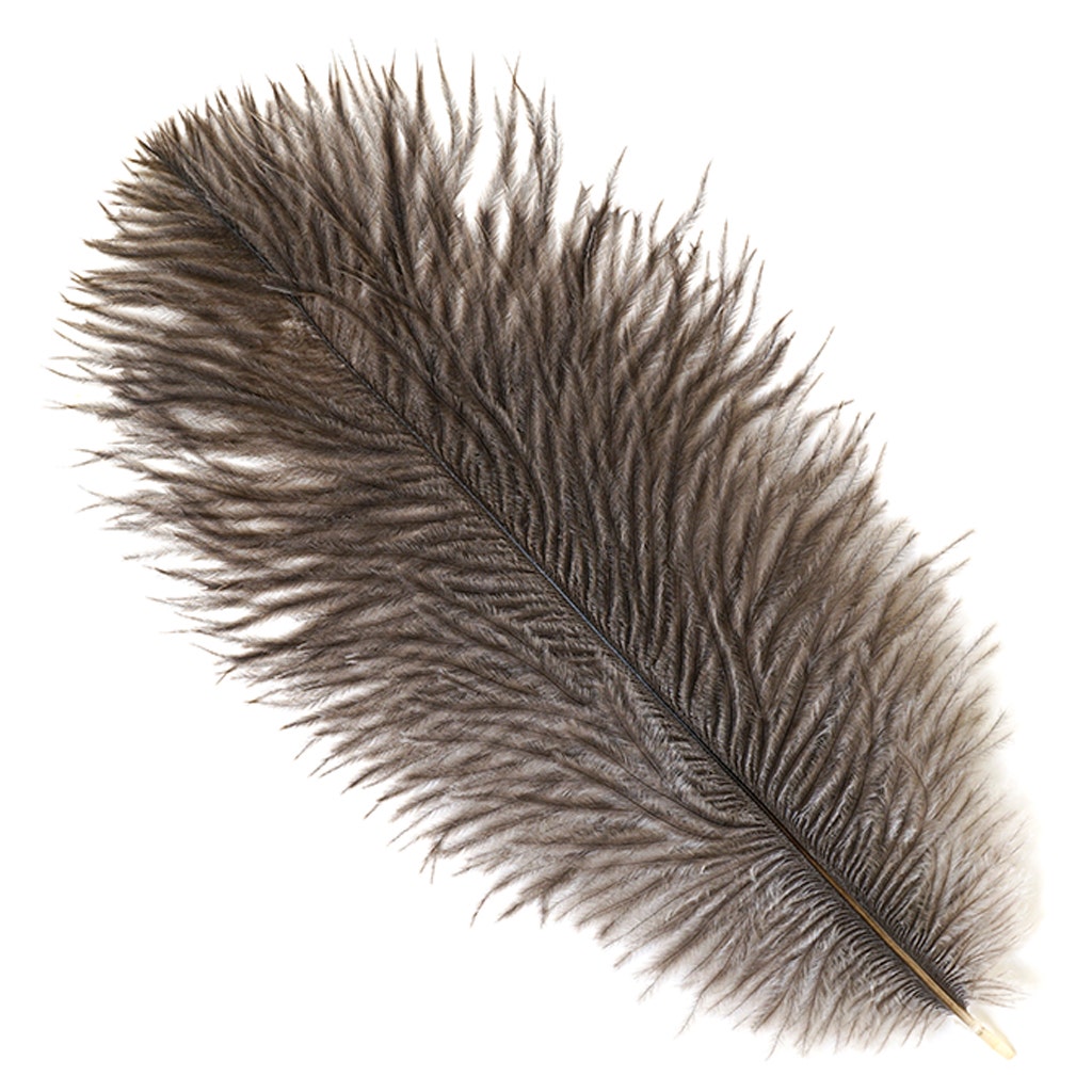 Ostrich Feathers 9-12" Drabs - Natural