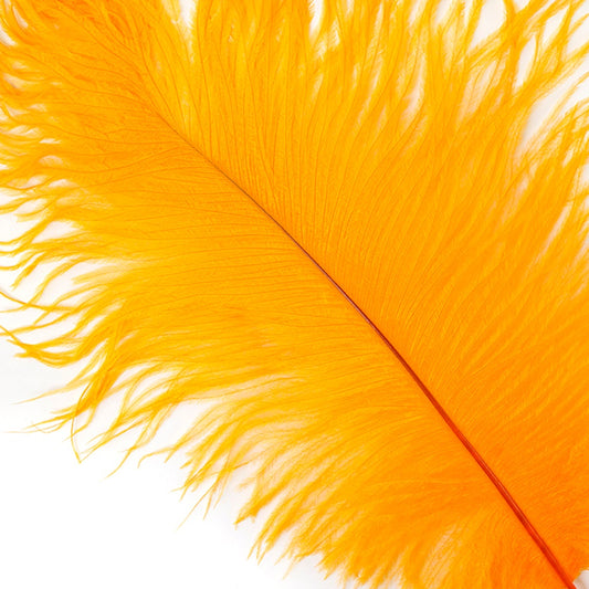 Ostrich Feathers 9-12" Drabs - Mango