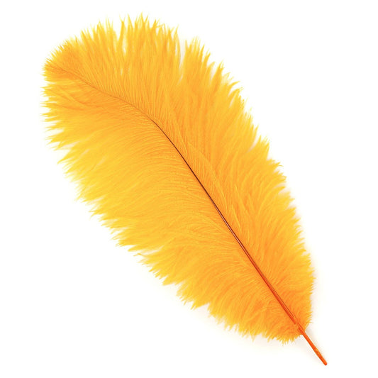 Ostrich Feathers 13-16" Drabs - Mango