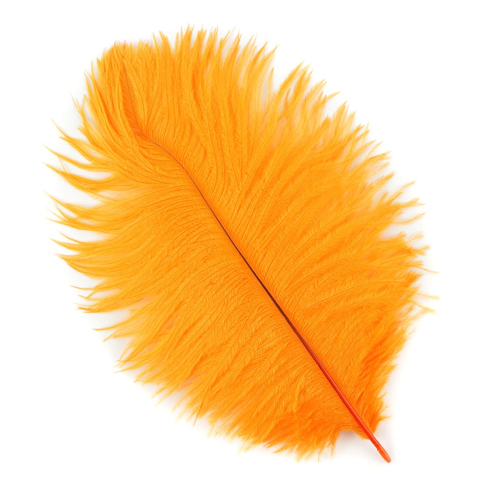 Ostrich Feathers 4-8" Drabs - Mango