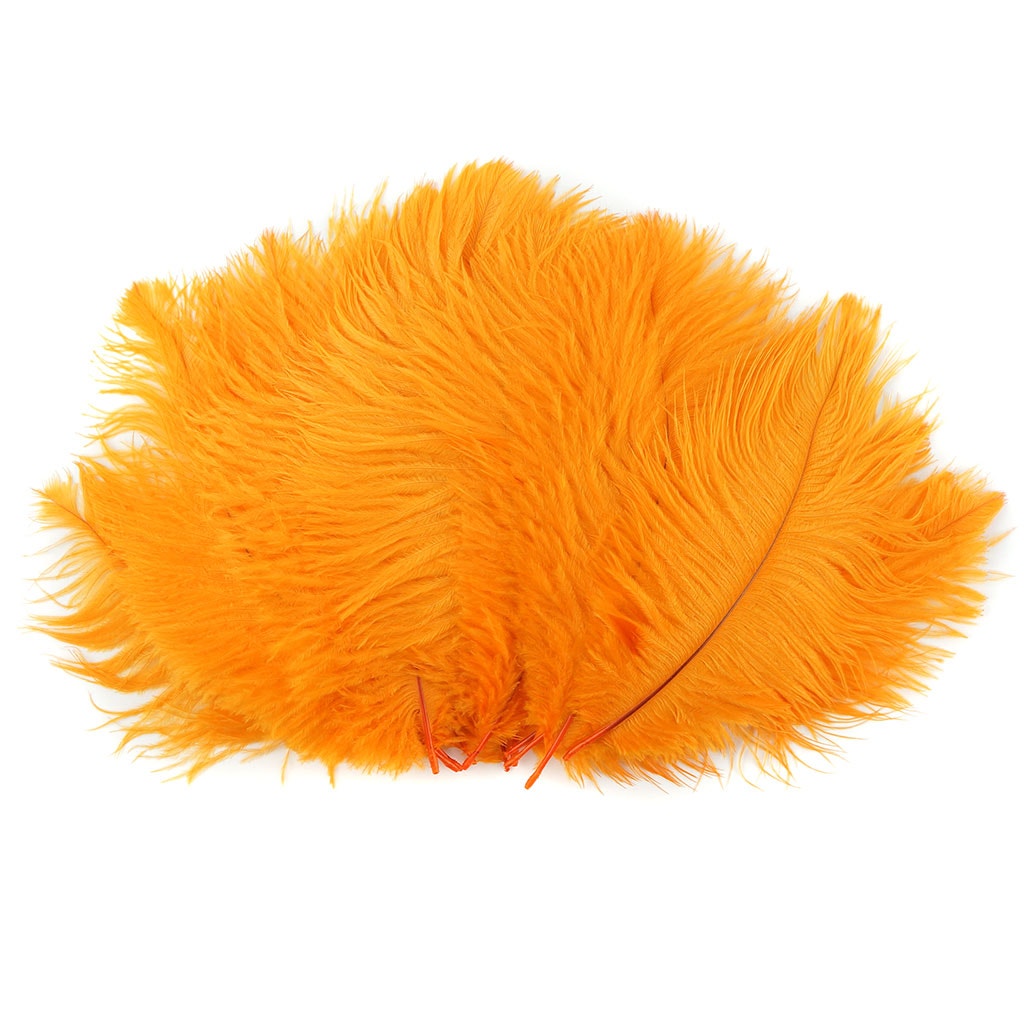 Ostrich Feathers 4-8" Drabs - Mango