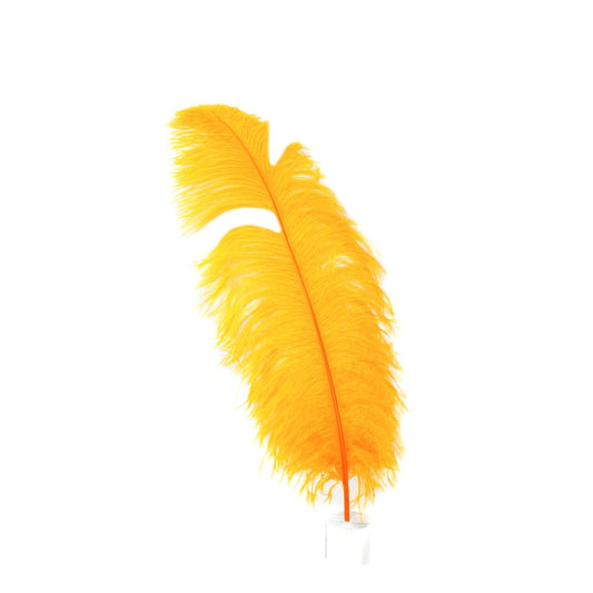 Bulk Ostrich Feathers-Damaged Femina - Mango