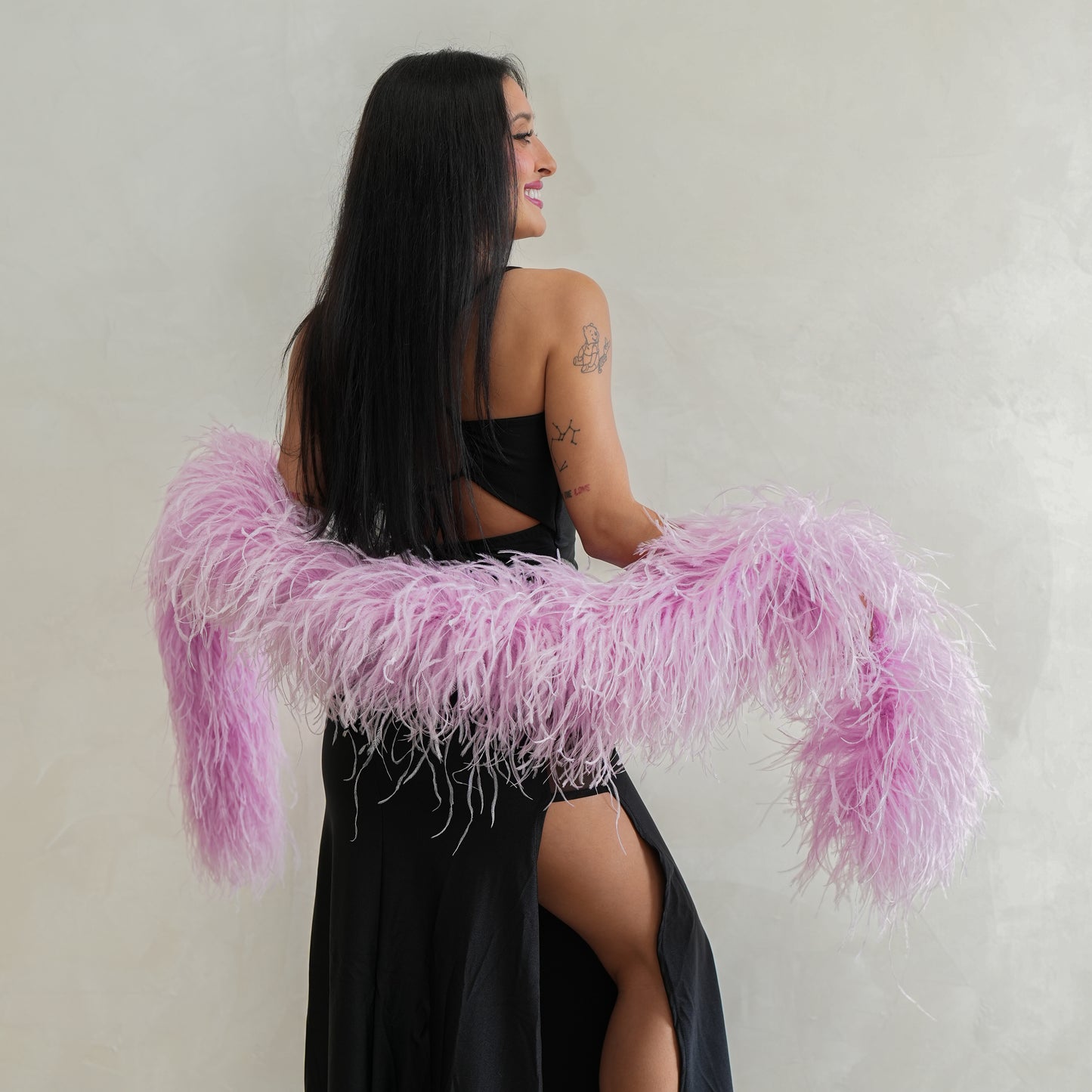 Orchid Lilac 6 Ply Ostrich Feather Boa