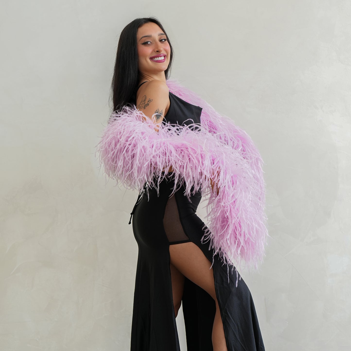 Orchid Lilac 6 Ply Ostrich Feather Boa