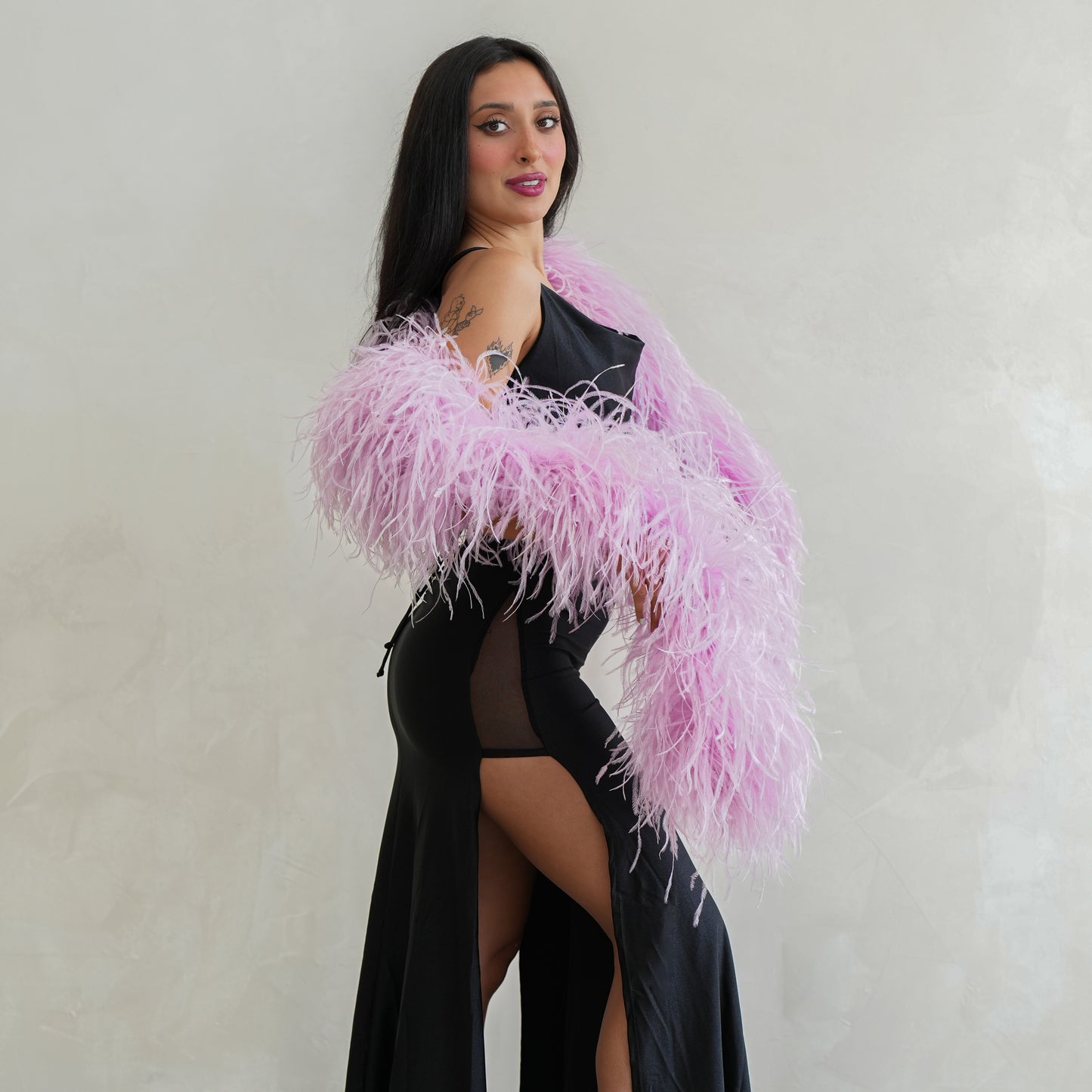 Orchid Lilac 6 Ply Ostrich Feather Boa