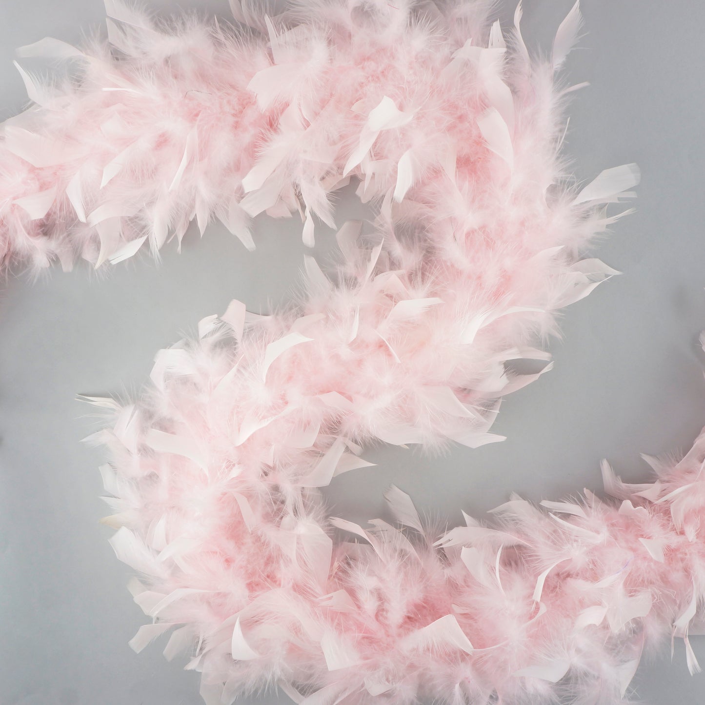 Chandelle Feather Boa - Medium Weight - Light Pink