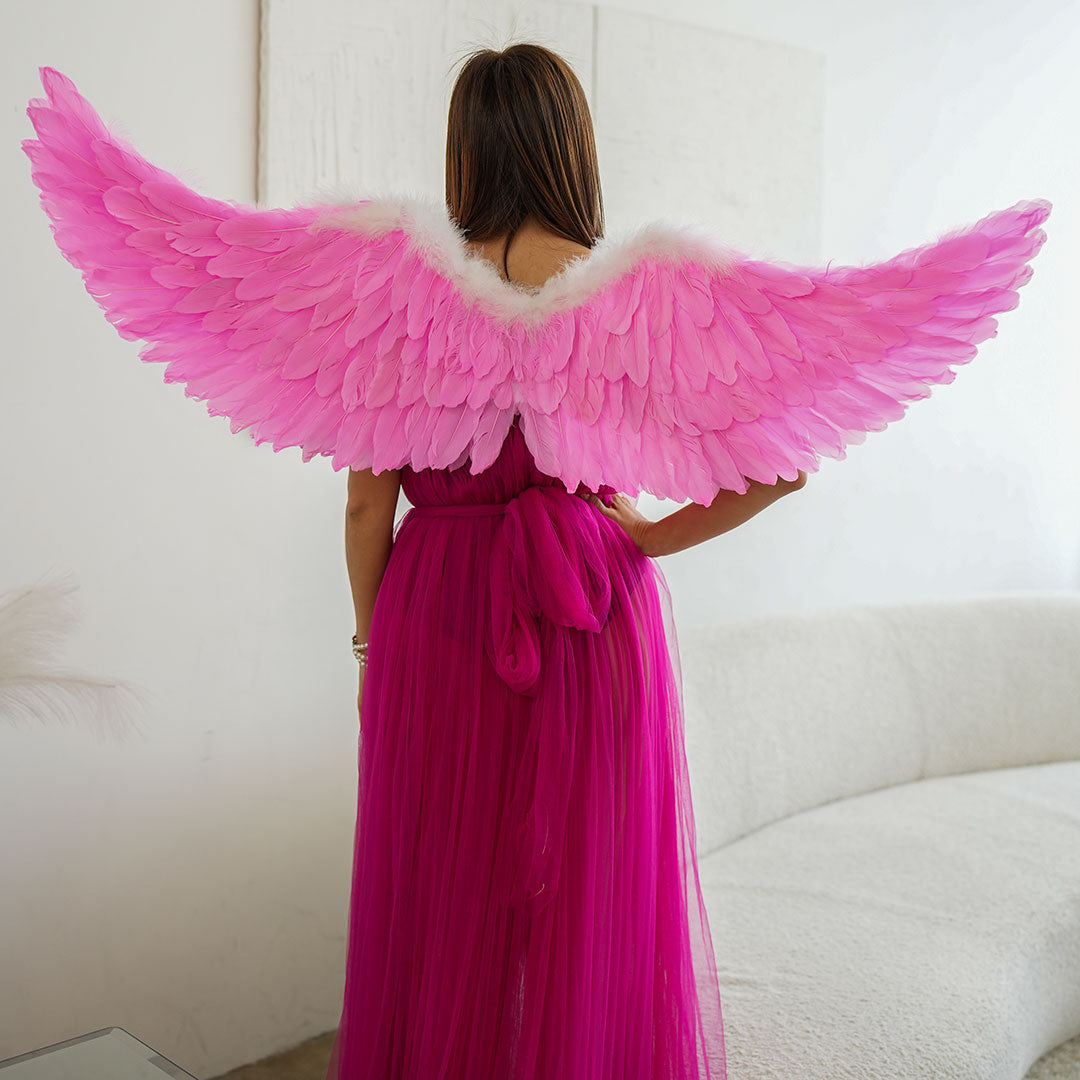Cosplay Angel Wings 50"X16" - Pink