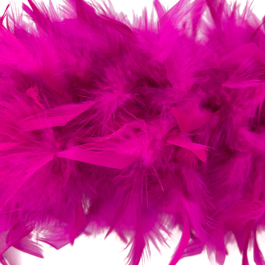 Chandelle Feather Boa - Heavyweight  - Very Berry