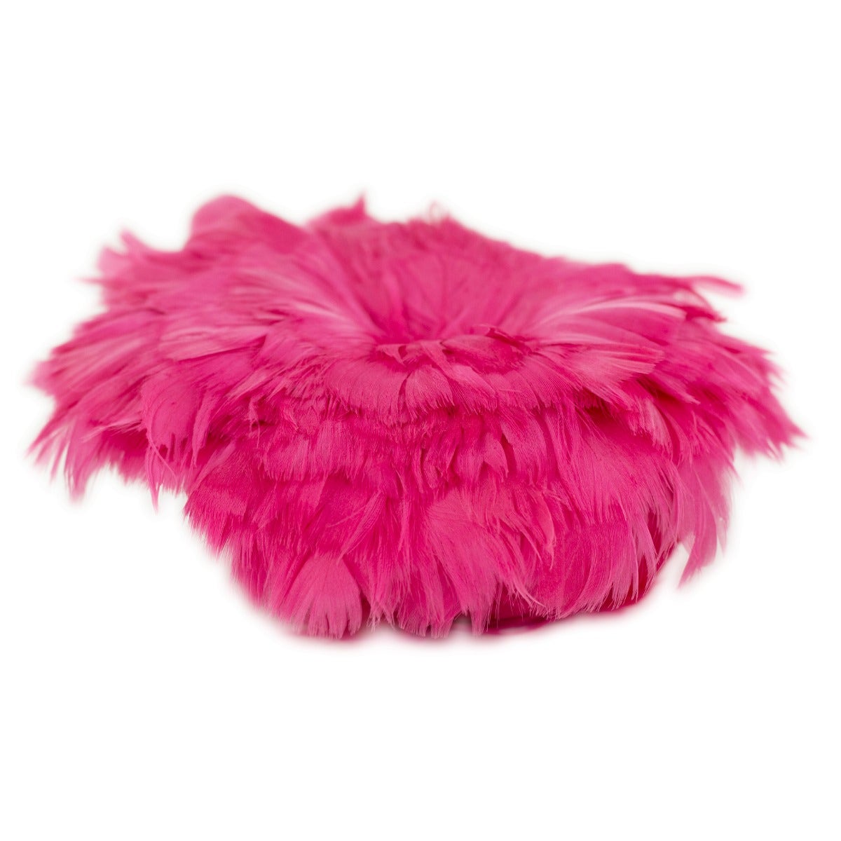 Strung Goose Coquille Feathers 3-4" -- 1/4 lb-Raspberry Sorbet