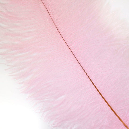 Large Ostrich Feathers - 17"+ Drabs - Candy Pink