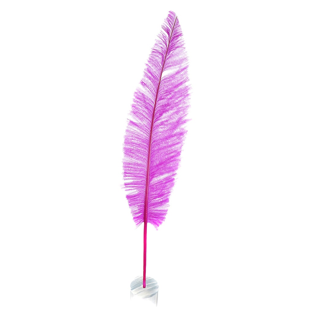 Ostrich Feathers - 13-24" Nandus - Fluorescent Fuchsia