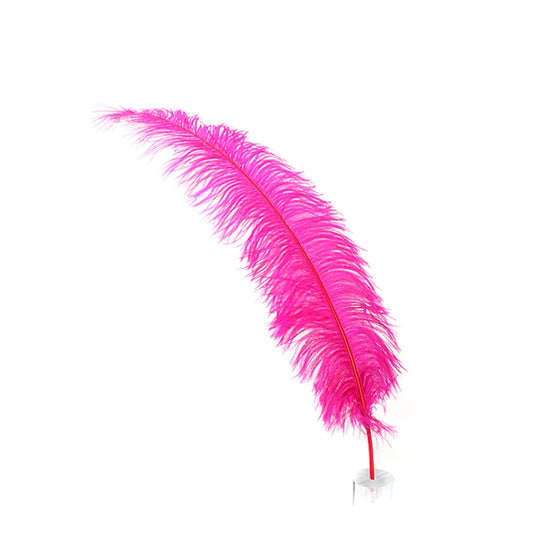 Large Ostrich Feathers - 18-24" Spads - Shocking Pink