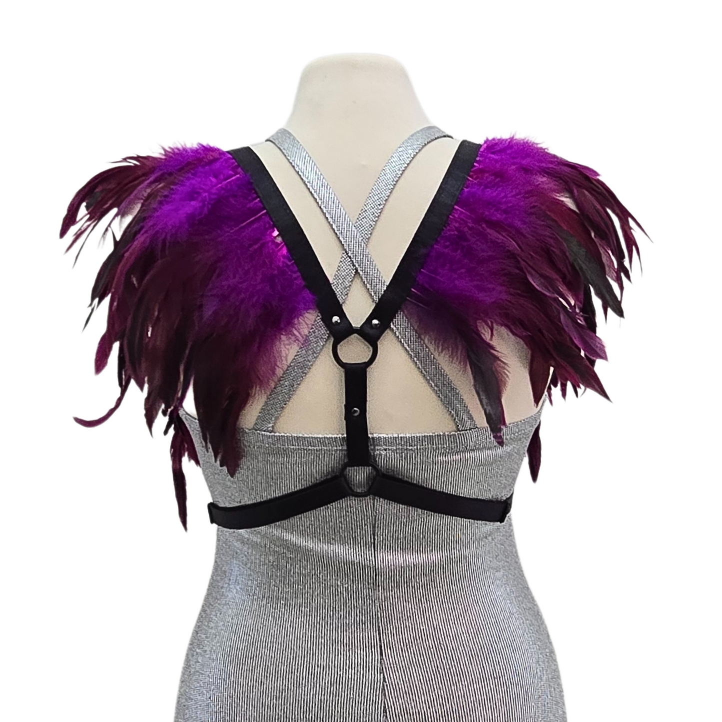 Dakota Feathers Down Harness - Fluorescent Lilac