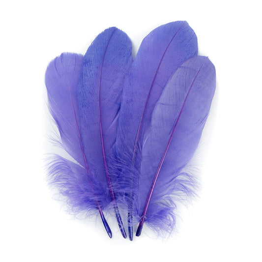 Bulk Bulk Goose Pallet Feathers 6-8 Inch - 1/4 LB - Lavender