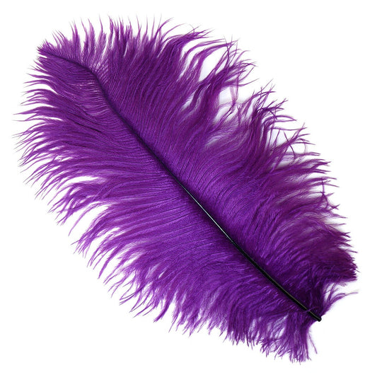 Ostrich Feathers 13-16" Drabs - Purple