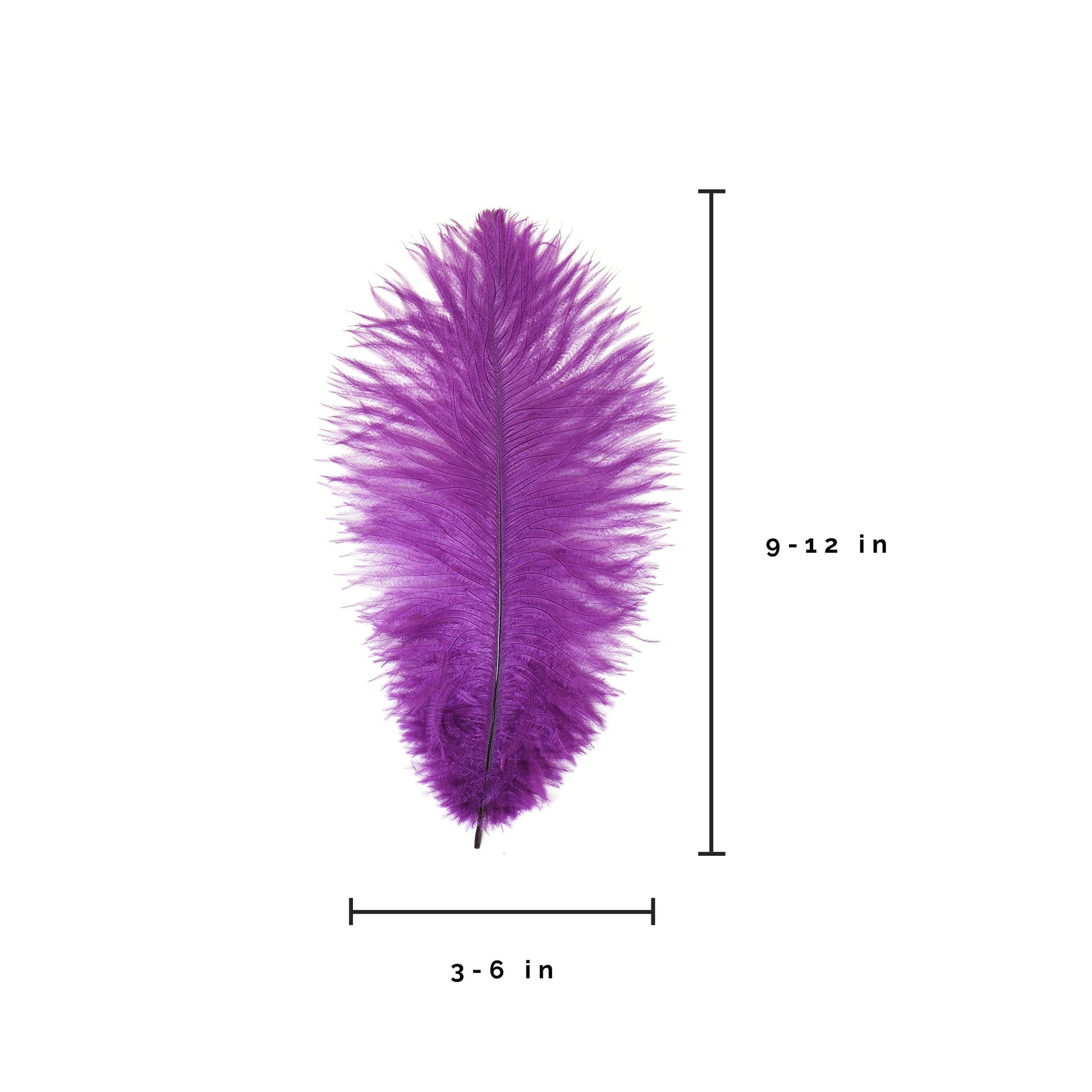 1/2 lb Purple Ostrich Feathers