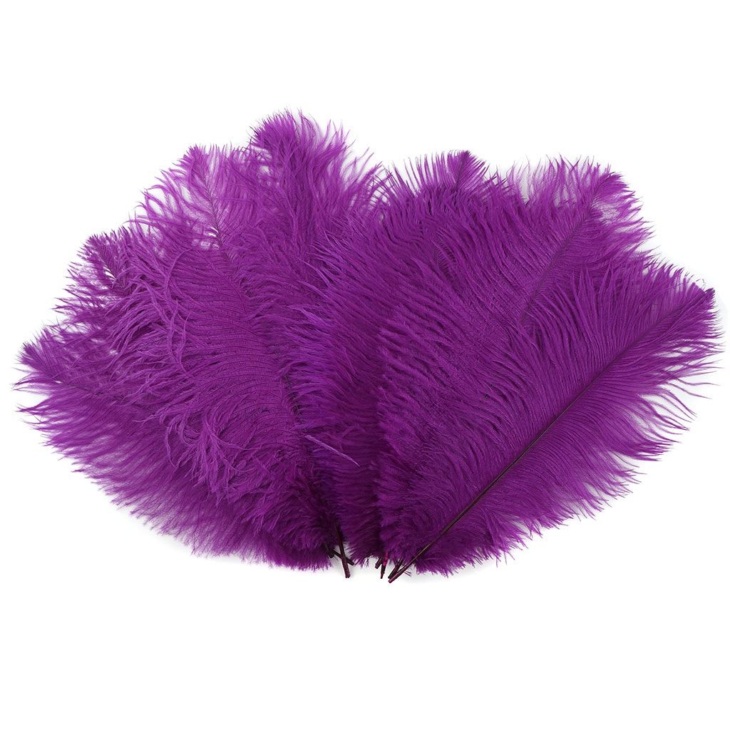 Ostrich Feathers 4-8" Drabs - Very Berry