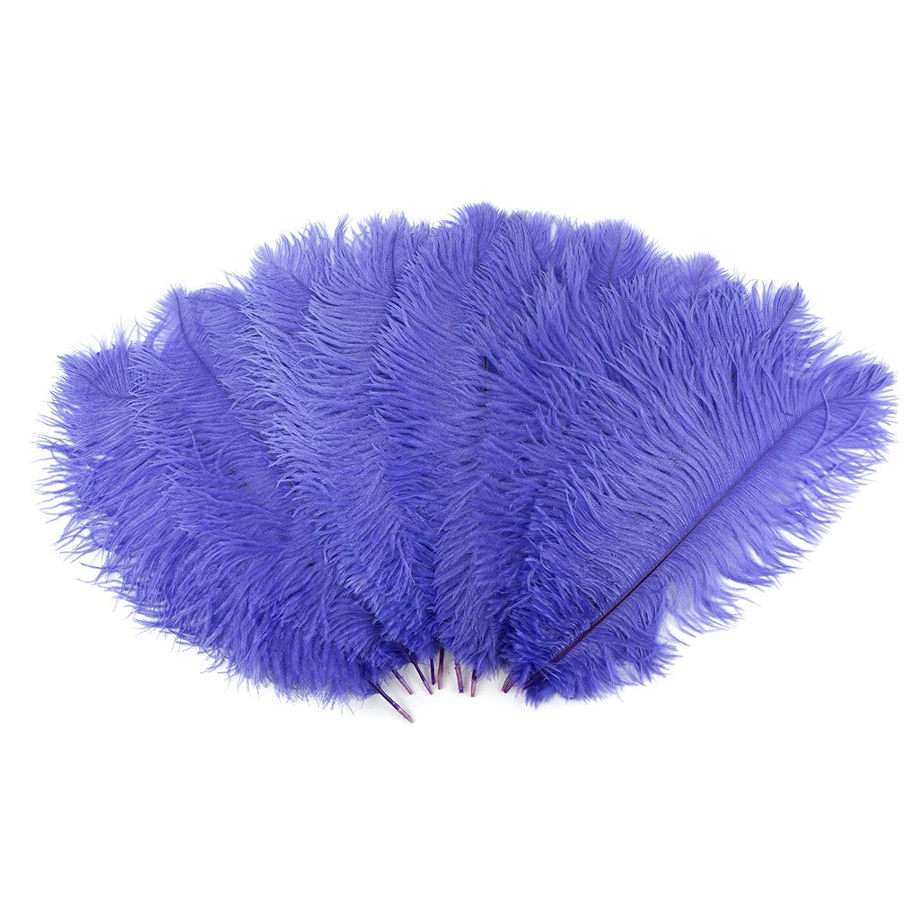 Ostrich Flexible Feathers 13-16 (Purple) for Sale Online