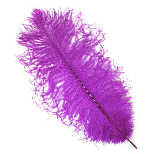 Ostrich Feathers 13-16" Drabs - Very Berry