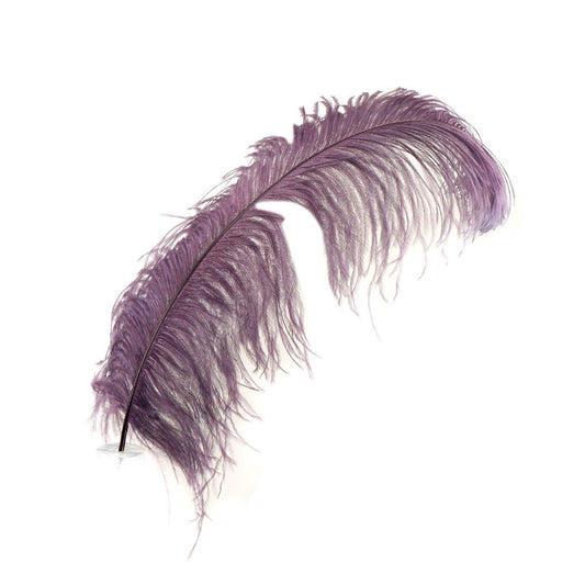 Bulk Ostrich Feathers Damaged Femina 18-30" - Amethyst