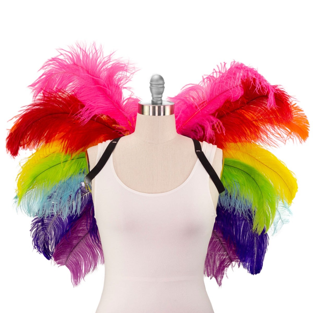 Upcycled Rainbow Fantasy Costume Wings