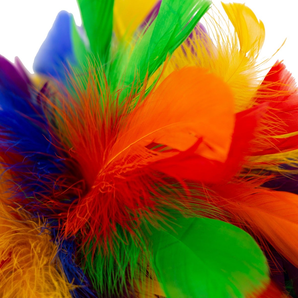 Rainbow Puff Fascinator